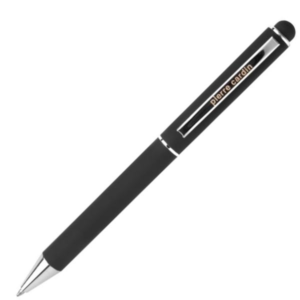 Długopis metalowy touch pen, soft touch CLAUDIE Pierre Cardin P088914G EG-B010200-W
