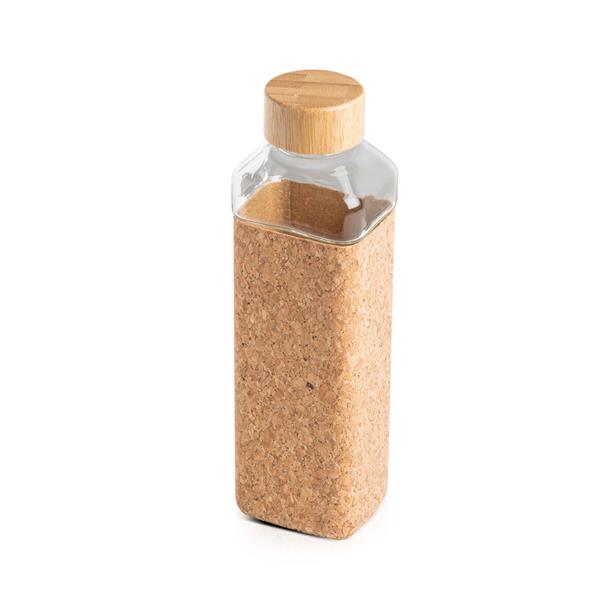 Szklana butelka 640ml z korkowym rękawem / Aquana P092592P PM-IP37062738