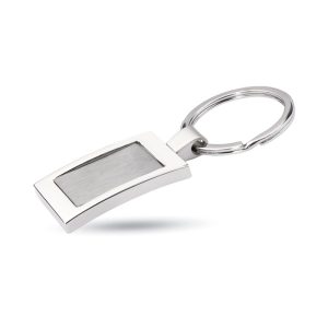 Prostokątny brelok, stop cynku P017044O MI-KC2126-17