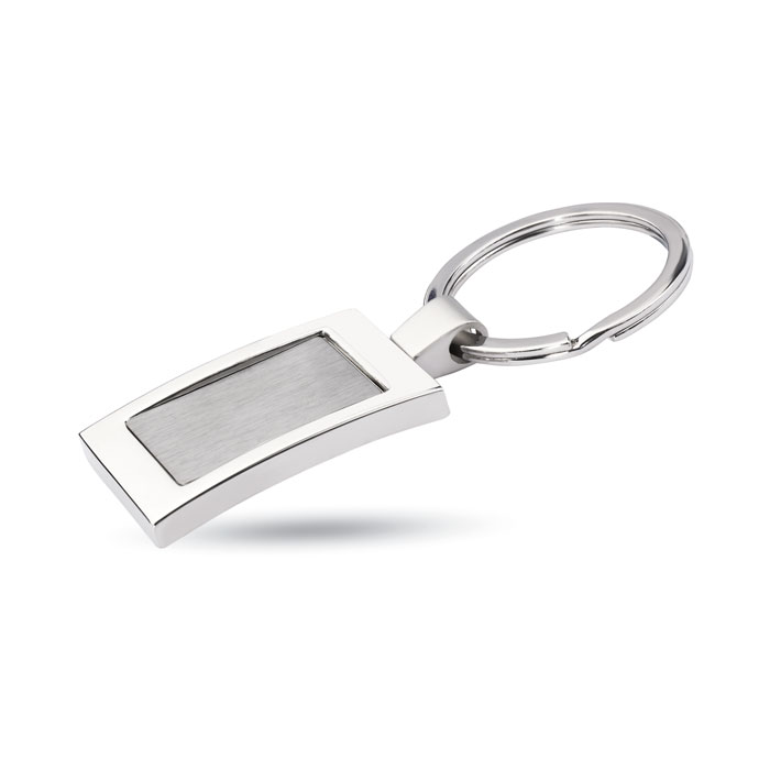Prostokątny brelok, stop cynku P017044O MI-KC2126-17