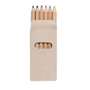 6 kolorowych ołówków P017064O MI-KC2478-99