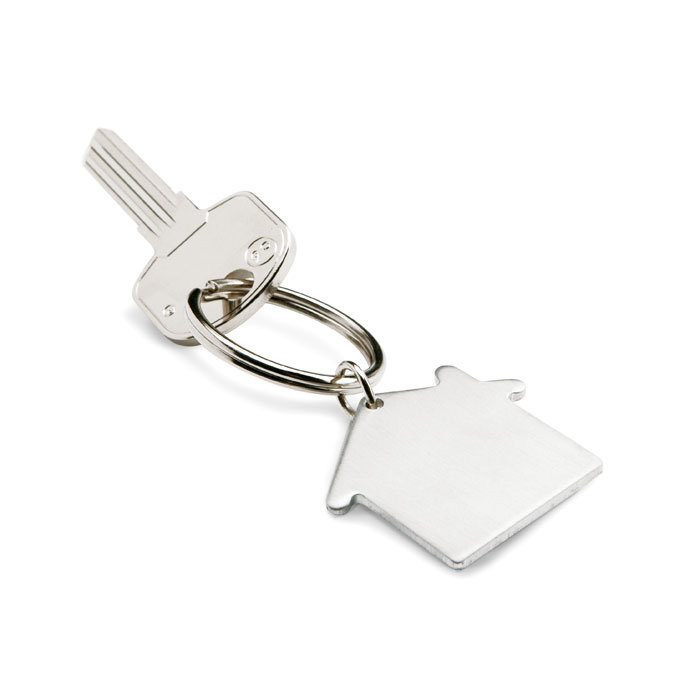 Metalowy brelok, kształt domu P017184O MI-KC6589-16