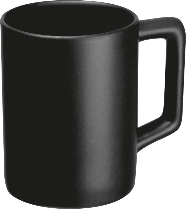 Kubek ceramiczny BRADFORD 300 ml P088331G czarny