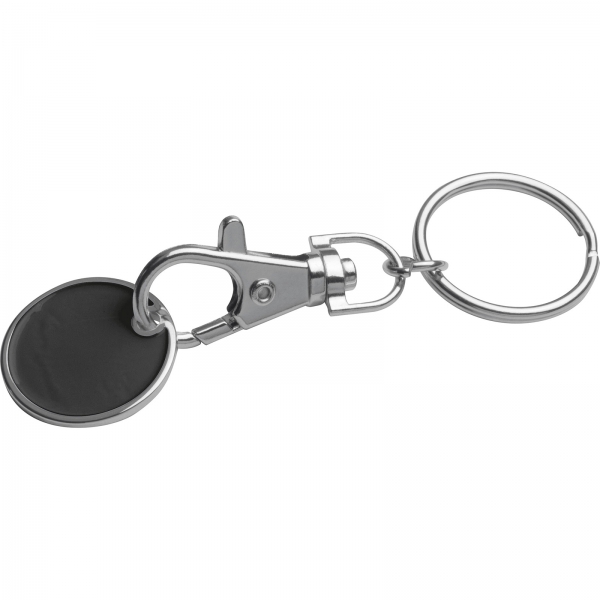 Brelok z żetonem P085723K czarny
