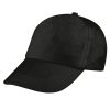 Czapka z daszkiem 5 paneli SANTA FE P088820G czarny