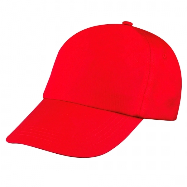 Czapka z daszkiem 5 paneli SANTA FE P088820G czerwony