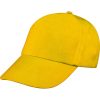 Czapka z daszkiem 5 paneli SANTA FE P088820G żółty