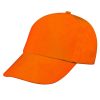 Czapka z daszkiem 5 paneli SANTA FE P088820G pomarańczowy
