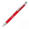 Długopis aluminiowy półżelowy soft touch P087285K czerwony