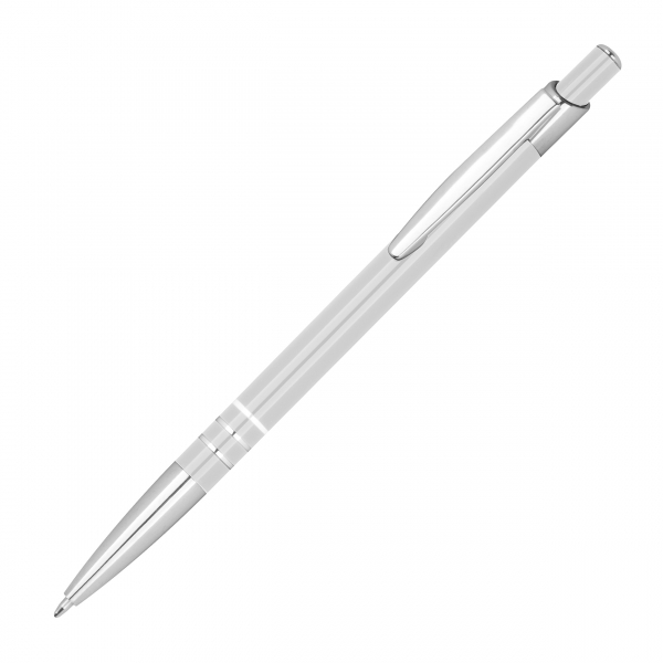 Długopis aluminiowy z recyklingu P101808K biały