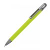Długopis aluminiowy z recyklingu, półżelowy P101813K jasnozielony