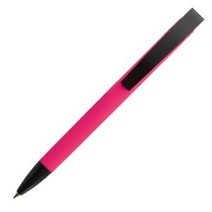 Długopis plastikowy soft touch BRESCIA P087483G EG-0099-W