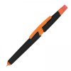 Długopis plastikowy z zakreślaczem touch pen P086197K pomarańczowy