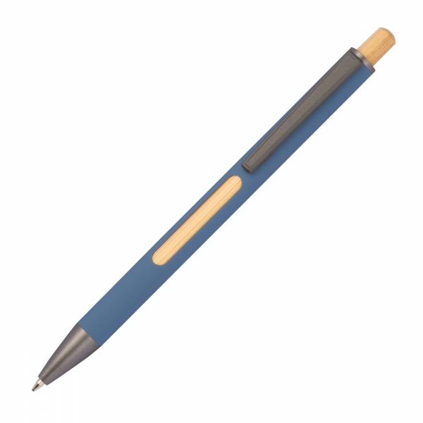 Zestaw piśmienniczy metalowy P108665K niebieski