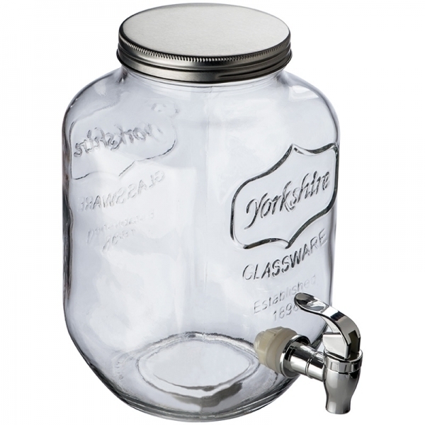 Dozownik do napojów 4l i 4 słoiki 450 ml ACAPULCO P088049G EG-044366