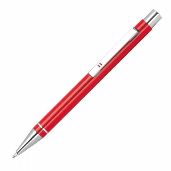 Długopis metalowy półżelowy ALMEIRA P088617G czerwony