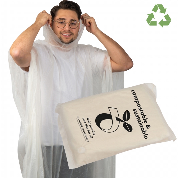 Poncho przeciwdeszczowe biodegradowalne P086699K MC-4188266