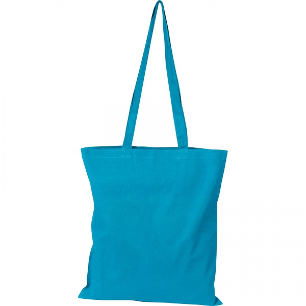 Torba bawełniana z długimi uszami 140 g/m2 P085767K turkusowy