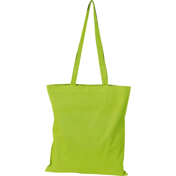 Torba bawełniana z długimi uszami 140 g/m2 P085767K jasnozielony