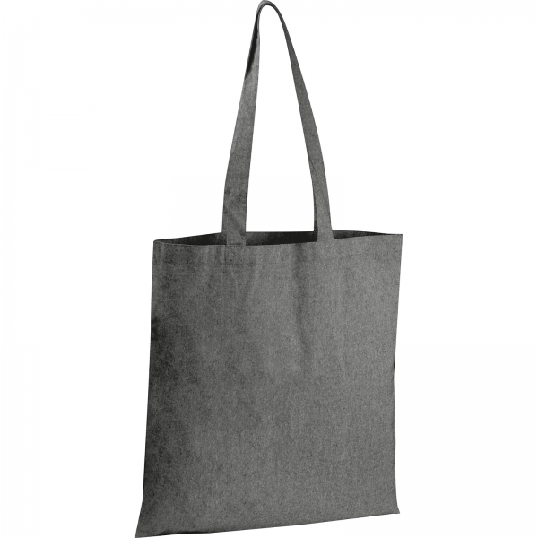 Torba bawełniana z recyklingu z długimi uszami 140 g/m2 P086606K MC-62358-W