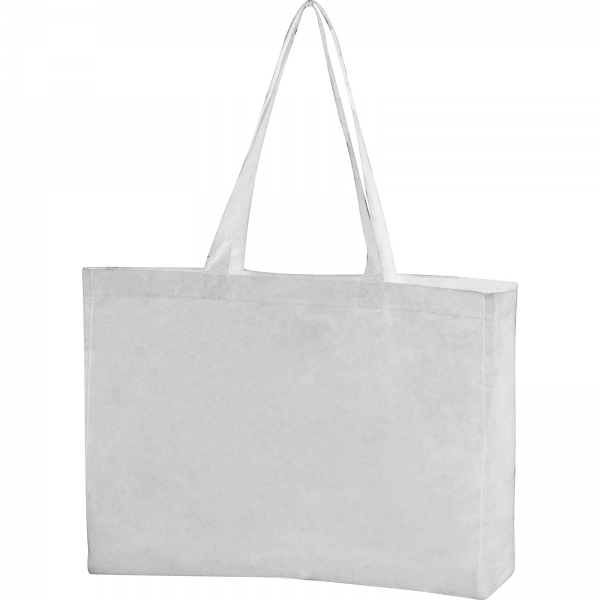 Torba bawełniana z długimi uszami 270 g/m2 P087104K biały
