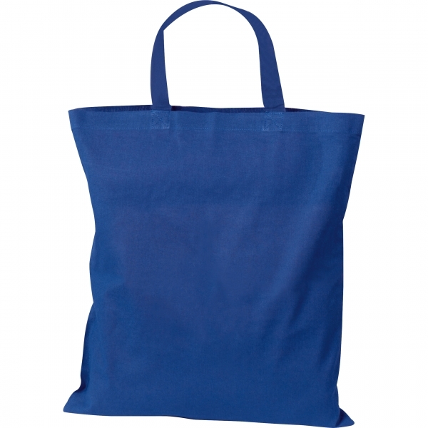 Torba bawełniana z krótkimi uszami 140 g/m2 BREGENZ P089397G niebieski