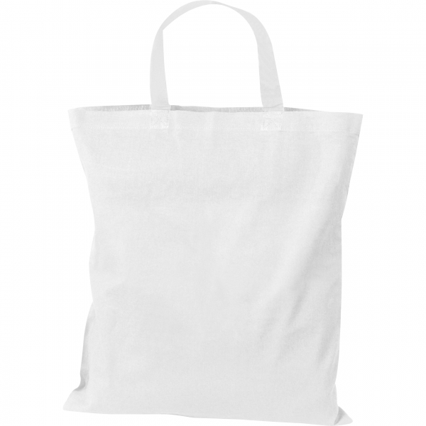 Torba bawełniana z krótkimi uszami 140 g/m2 BREGENZ P089397G biały