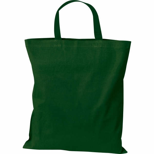 Torba bawełniana z krótkimi uszami 140 g/m2 BREGENZ P089397G ciemnozielony
