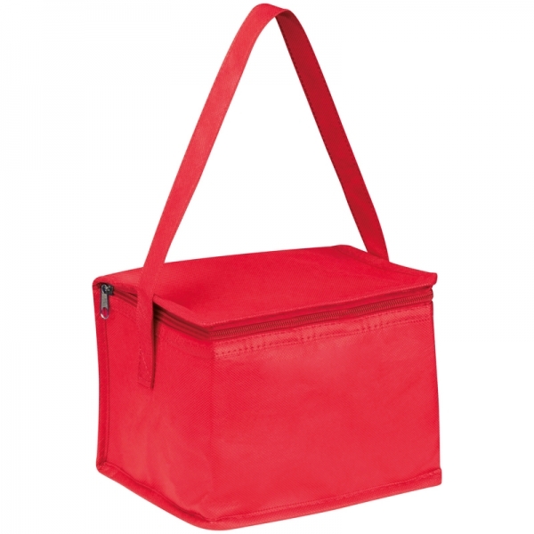 Torba termiczna non woven na 6 puszek 330 ml NIEBY P088464G czerwony