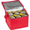 Torba termiczna non woven na 6 puszek 330 ml P084836K czerwony