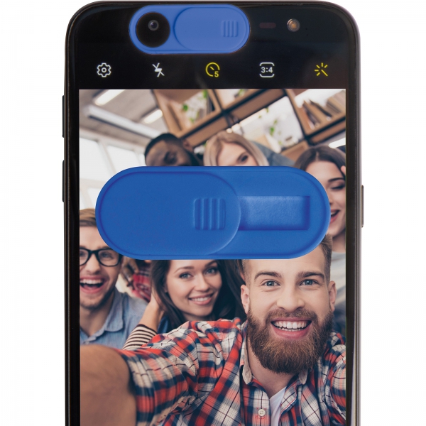 Zaślepka na kamerę w telefonie P086798K niebieski