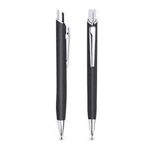 Długopis metalowy z wykończeniem soft touch / Crome P090831P PM-IP131506-W