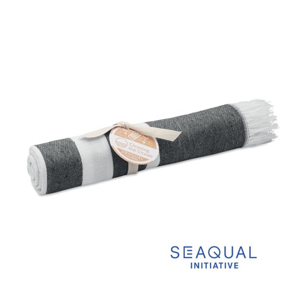 Ręcznik SEAQUAL®hammam 100x170 P053137O szary