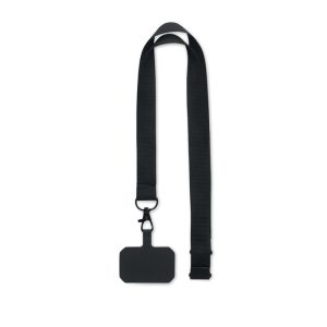 Smycz z uchwytem na telefon P053171O MI-MO2120-W