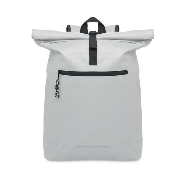 Plecak rolltop poliester 600D P053244O bialy