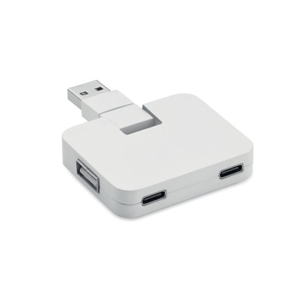 4-portowy USB P053395O bialy