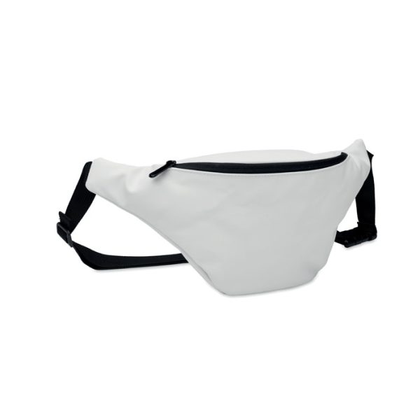 Miękka torba biodrowa z PU P053428O bialy