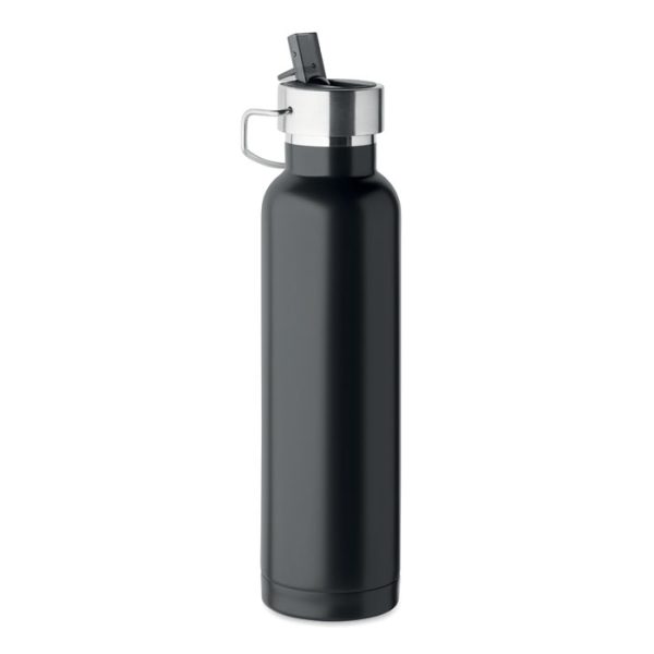 Butelka dwuścienna 660 ml P067342O czarny
