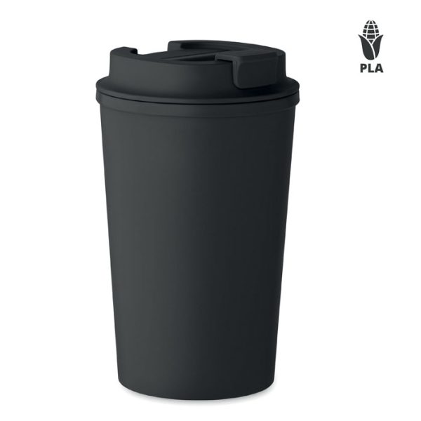 Kubek dwuścienny 350ml P067393O czarny