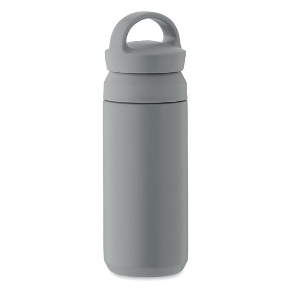 Butelka dwuścienna 320 ml P067412O kamienny szary
