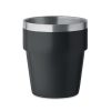 Kubek dwuścienny 250 ml P067435O czarny