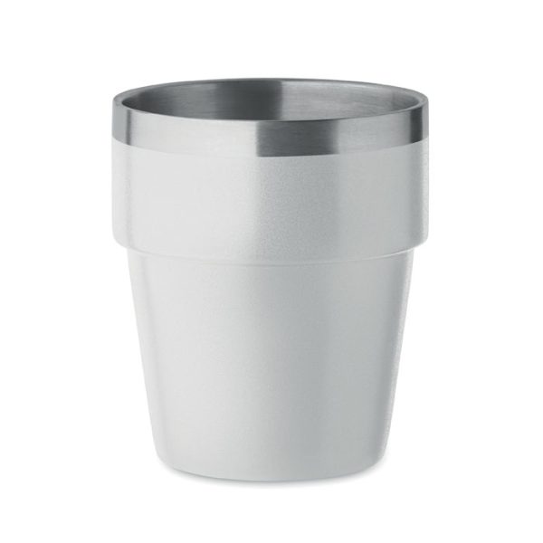 Kubek dwuścienny 250 ml P067435O bialy