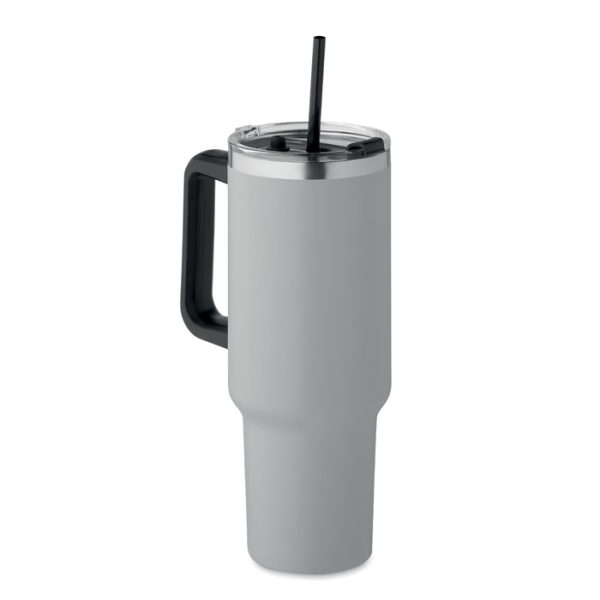 Kubek z podwójnymi ściankami 12 P063774O szary