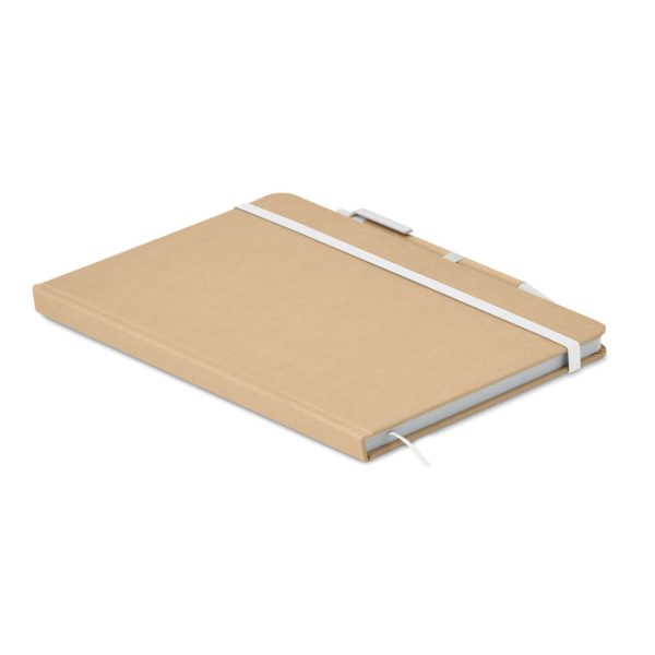 Notatnik A5 z recyklingu P067538O bialy