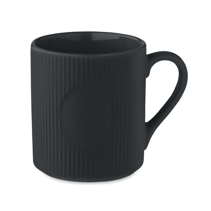Kubek ceramiczny w prążki 340 m P100767O MI-MO2397-W
