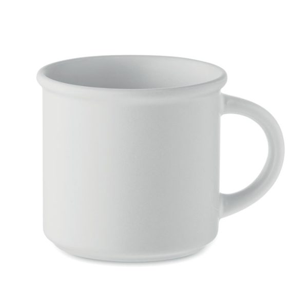 Matowy kubek ceramiczny 300 ml P100879O bialy