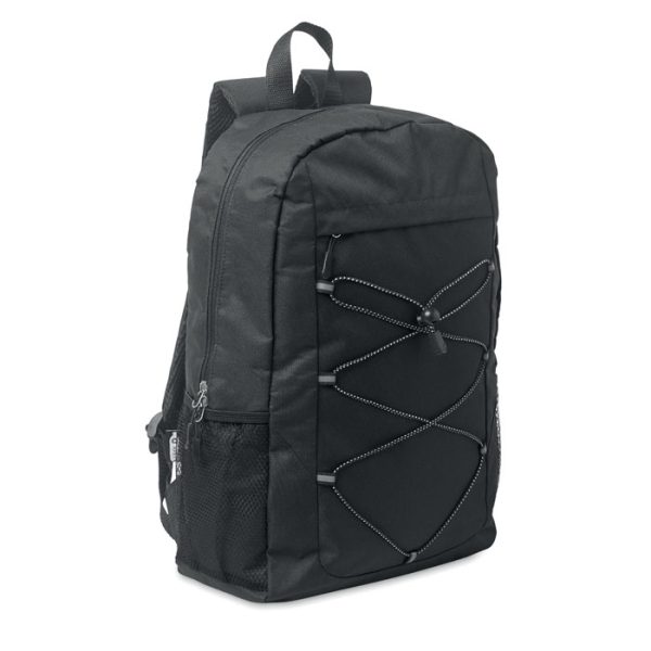 Plecak z poliestru 600D RPET P100967O czarny