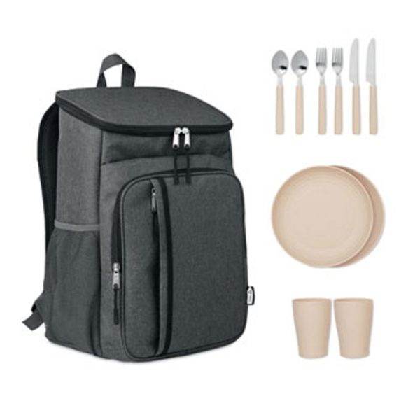 Torba termoizol., 600D RPET P017481O czarny