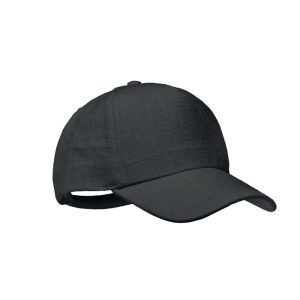 Czapka z daszkiem z konopi P017509O MI-MO6176-W