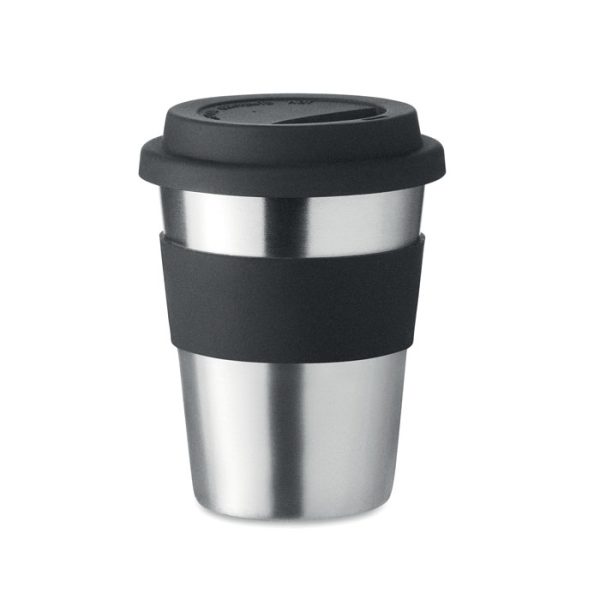 Kubek, stal nierdzewna 350ml P017663O czarny